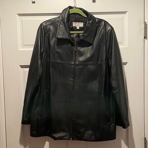 Elegant Black Leather Jacket
